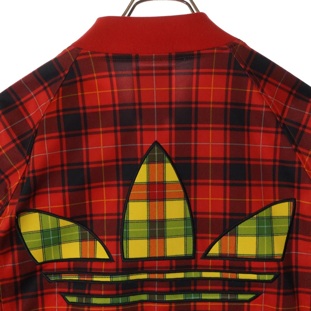 adidas Originals(アディダスオリジナルス) ×JEREMY SCOTT JS RUFFLE PLAID TT ジェレミースコット チェック柄 トラックジャージ ジャケット