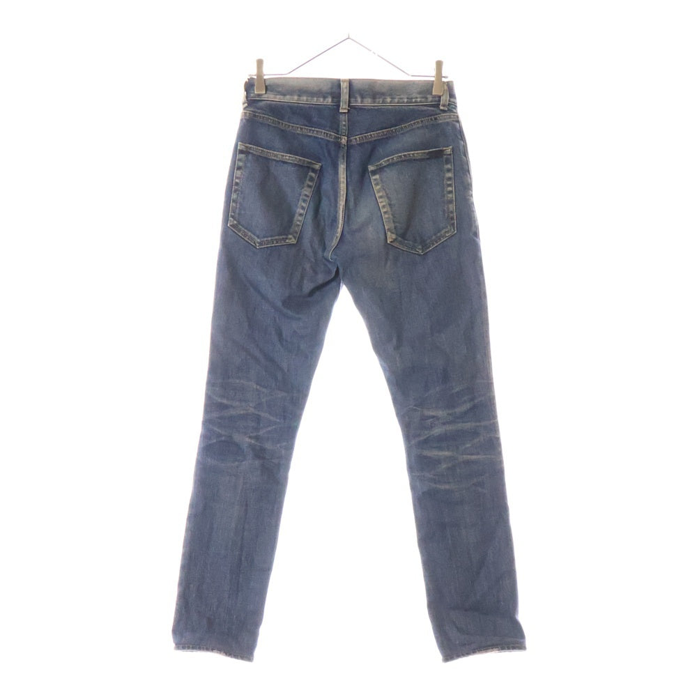 SAINT LAURENT PARIS(サンローランパリ) 18AW ウォッシュ加工 ローウエスト スキニーデニムパンツ インディゴ 527389