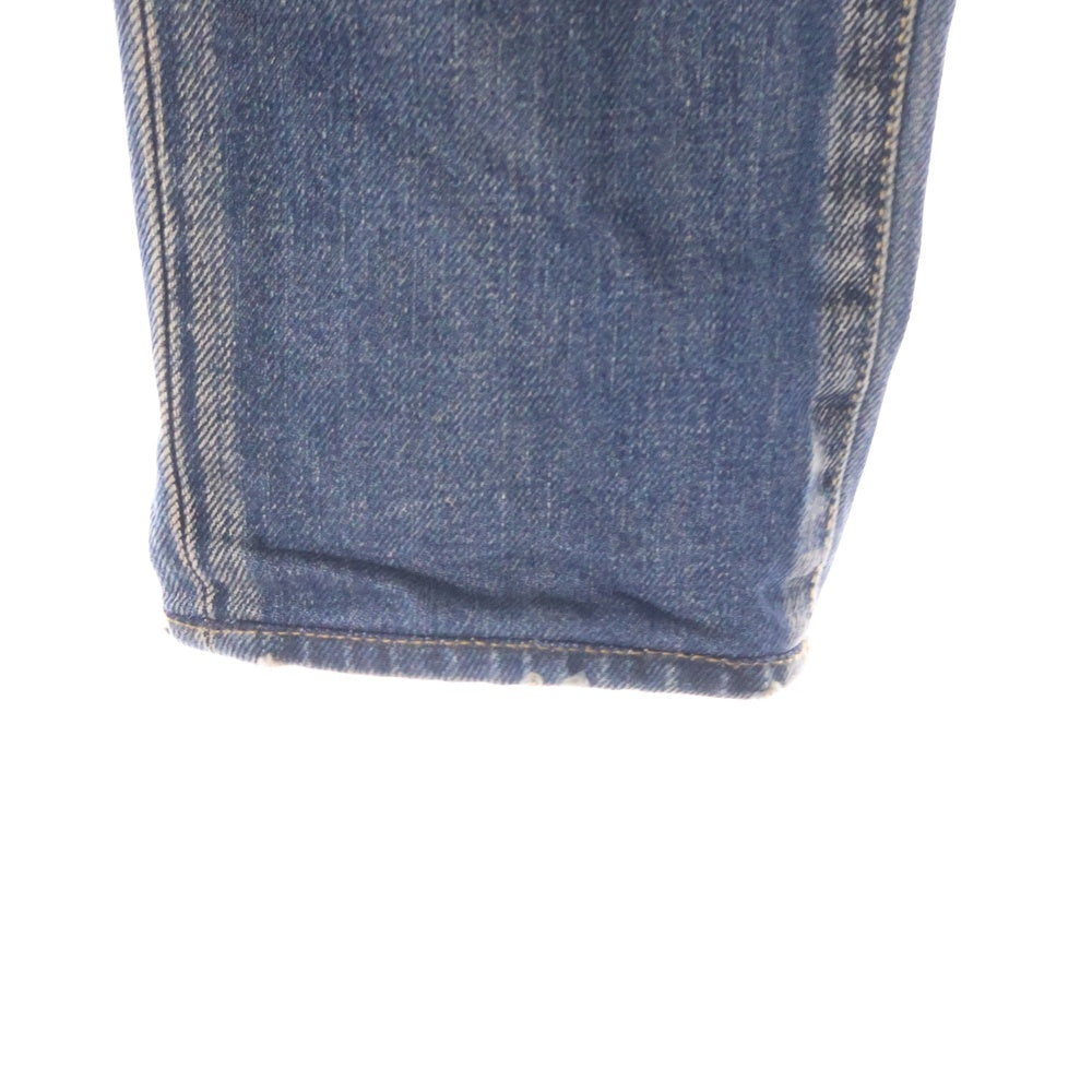 SAINT LAURENT PARIS(サンローランパリ) 18AW ウォッシュ加工 ローウエスト スキニーデニムパンツ インディゴ 527389