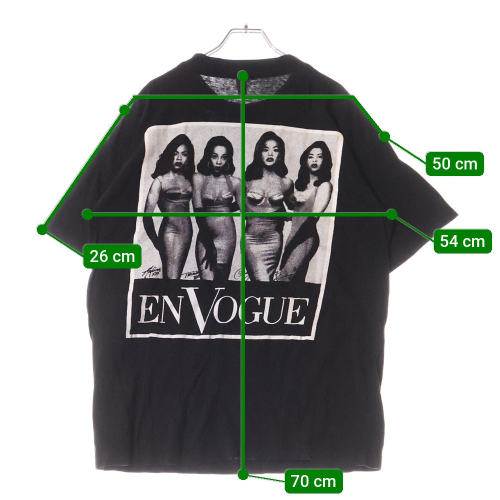VINTAGE(ヴィンテージ) EN VOUGUE 1993 LUTHER TOUR T-SHIRTS アン・ヴォーグ ツアーTシャツ 半袖Tシャツ ブラック