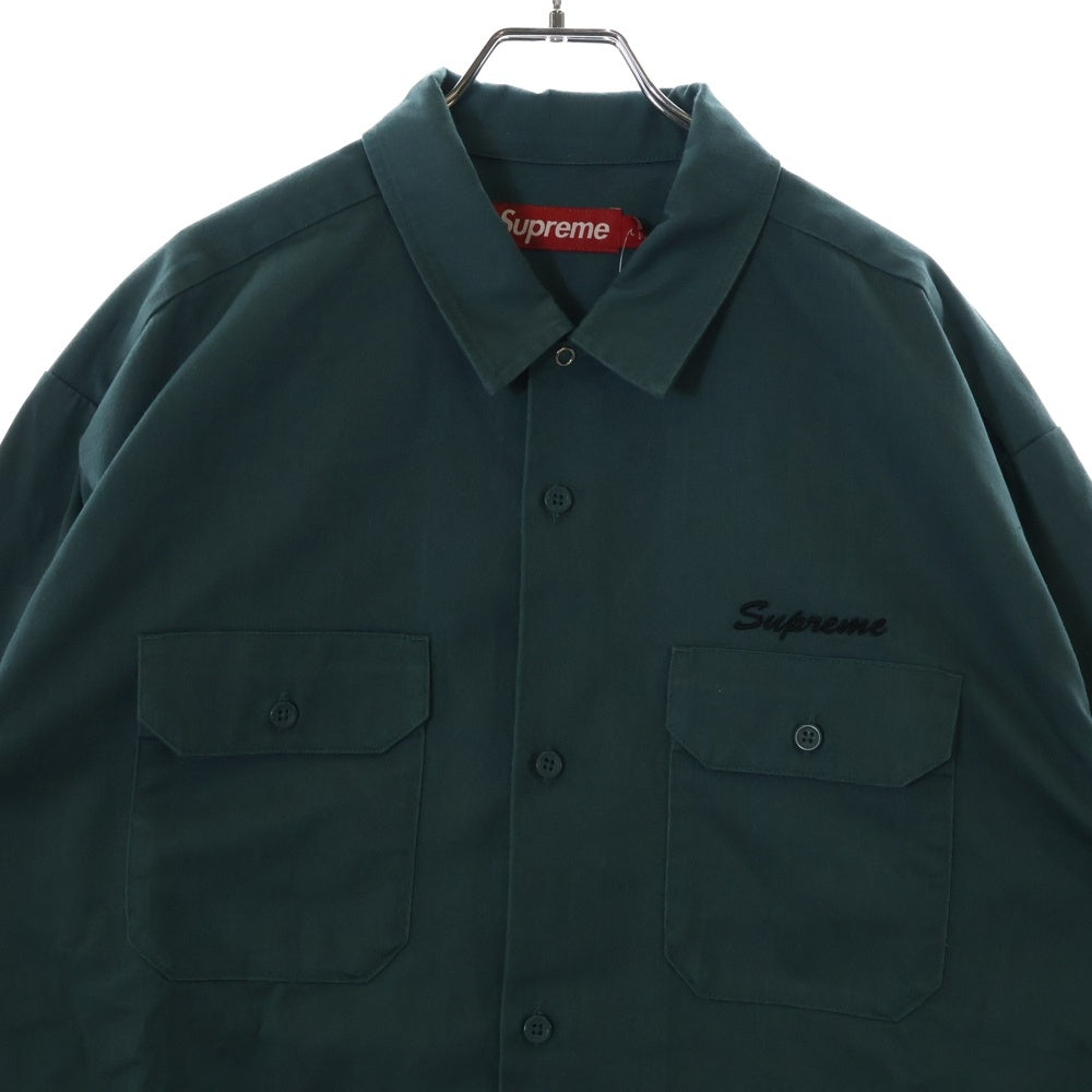 SUPREME(シュプリーム) 24SS Our Lady Work Shirt アワーレディーワークシャツ 長袖シャツ グリーン