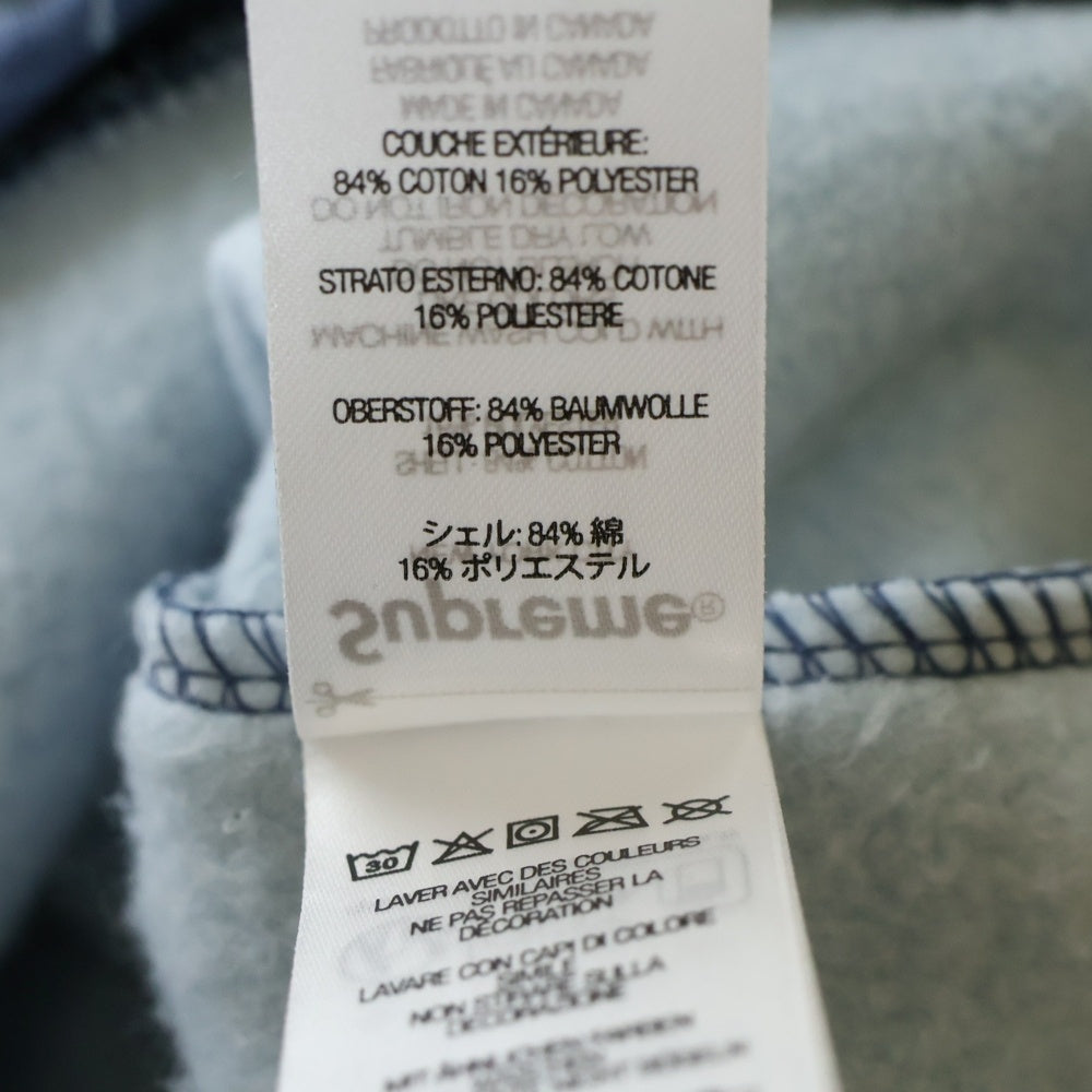 SUPREME(シュプリーム) 24AW Small Box Hooded Sweatshirt カモフラージュ 迷彩 スモールボックスロゴ プルオーバースウェットパーカー フーディー ブルー