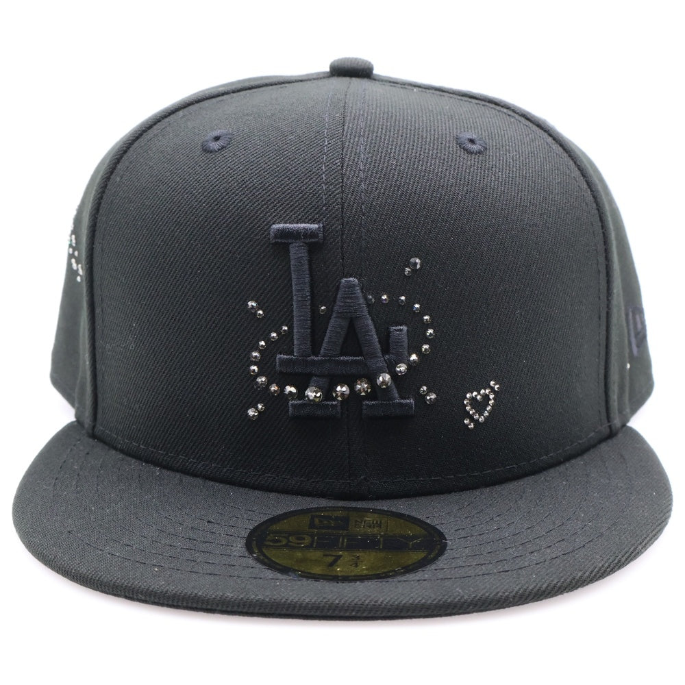 Couture(クチュール) Signature II - Los Angels Dodgers バレンタイン限定 ラインストーン ベースボールキャップ 帽子 ブラック