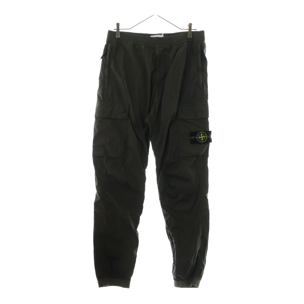 STONE ISLAND(ストーンアイランド) 24AW STRETCH COTTON CARGO PANTS ロゴワッペン ストレッチコットンカーゴパンツ カーキ K1S153100031S0003