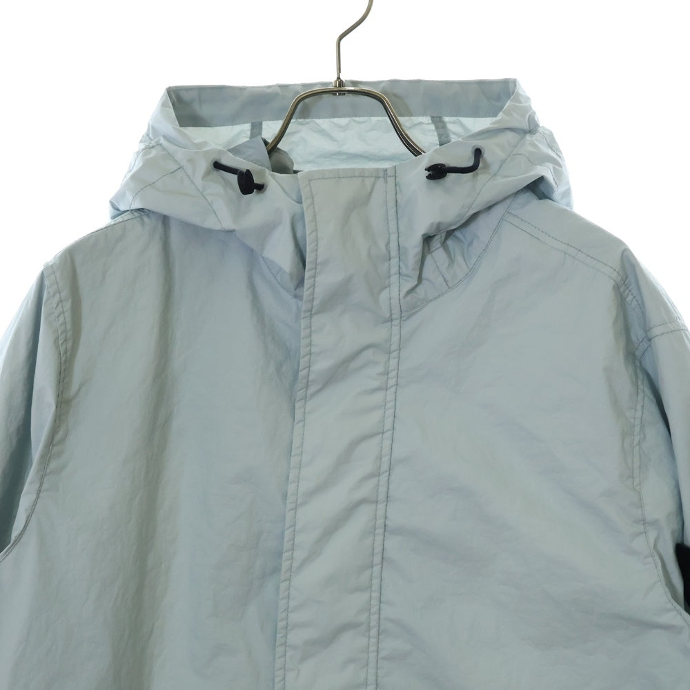 STONE ISLAND(ストーンアイランド) MEMBRANA 3L TC ロゴワッペン ジップアップナイロンジャケット ブルゾン ブルー K1S154100093S0A21