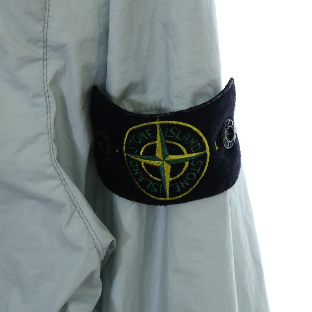STONE ISLAND(ストーンアイランド) MEMBRANA 3L TC ロゴワッペン ジップアップナイロンジャケット ブルゾン ブルー K1S154100093S0A21