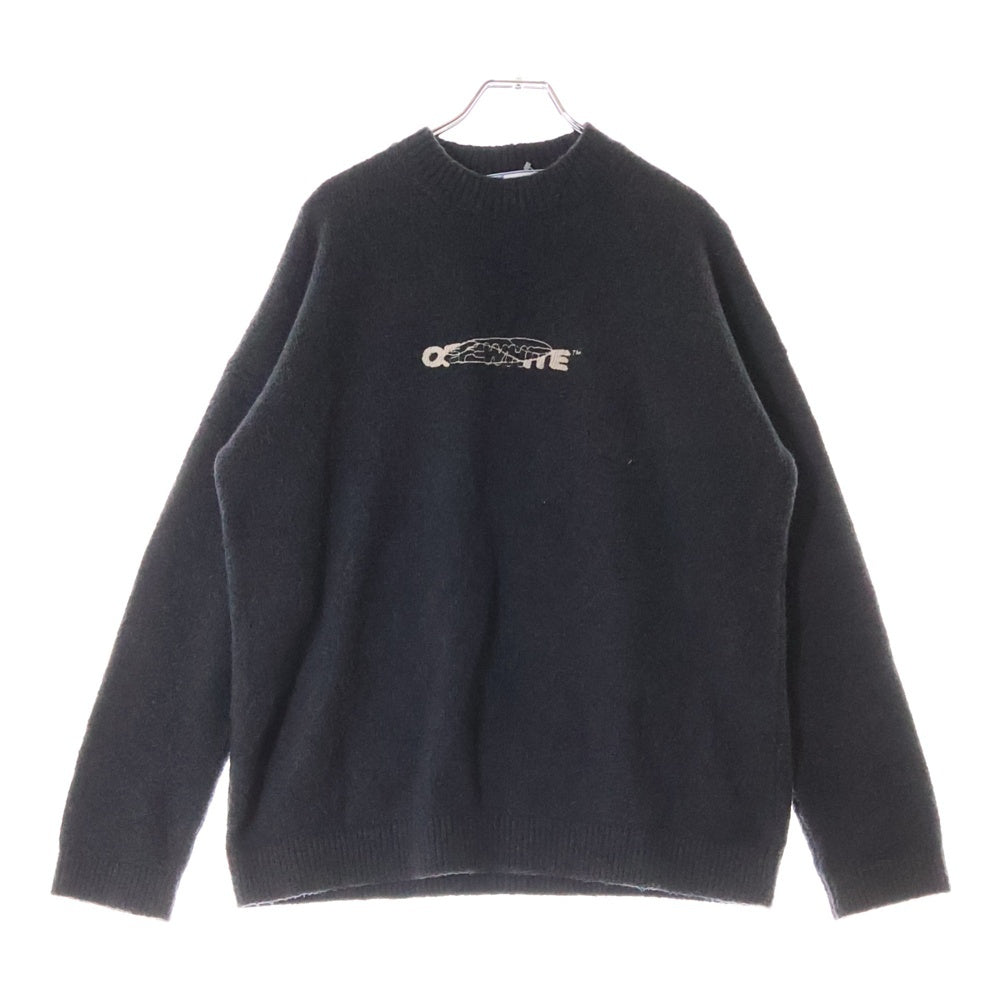 OFF-WHITE(オフホワイト) Barrel Worker Knitted Sweater バレル ワーカー ニット セーター グレー OMHE045E20KNI001
