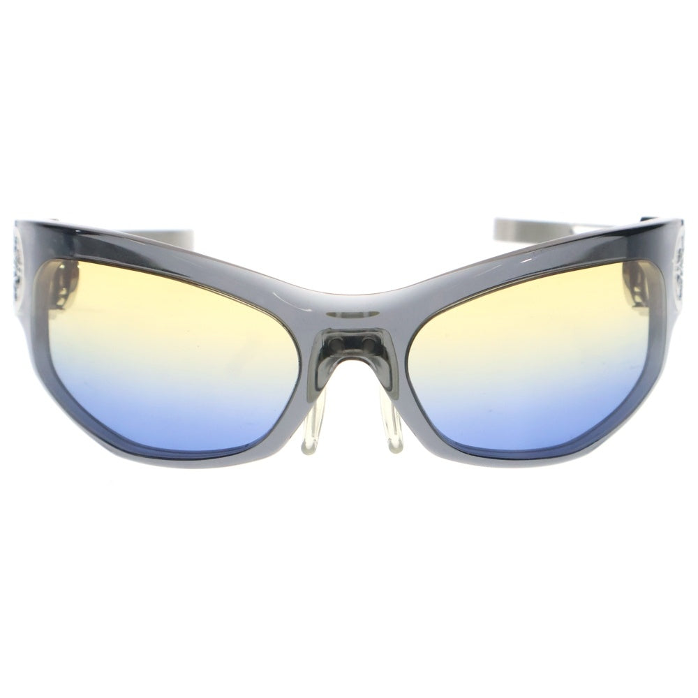 MONCLER GENIUS(モンクレール ジーニアス) ×GENTLE MONSTER Swipe1 G1 ×ジェントルモンスター スワイプ1 ゴーグルシェイプクリアアセテートサングラス アイウェア 眼鏡 グレー