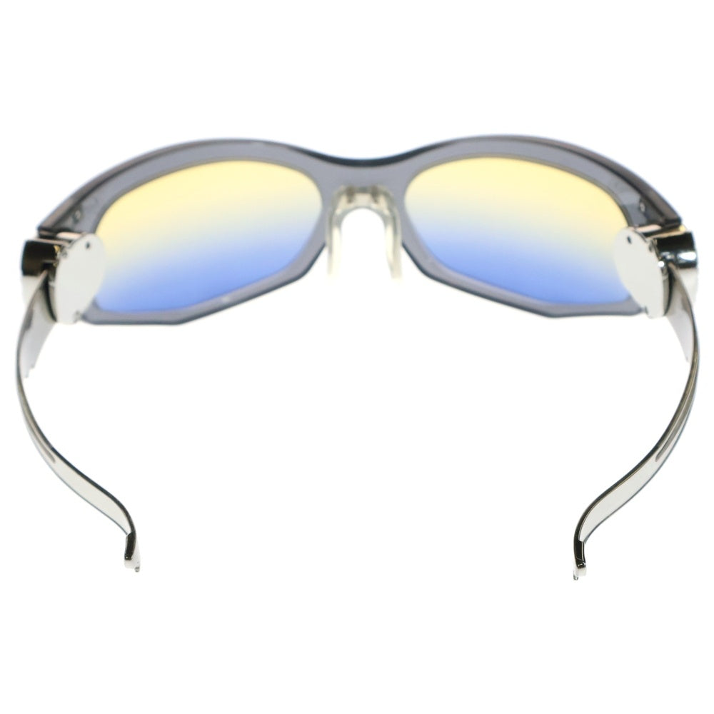 MONCLER GENIUS(モンクレール ジーニアス) ×GENTLE MONSTER Swipe1 G1 ×ジェントルモンスター スワイプ1 ゴーグルシェイプクリアアセテートサングラス アイウェア 眼鏡 グレー