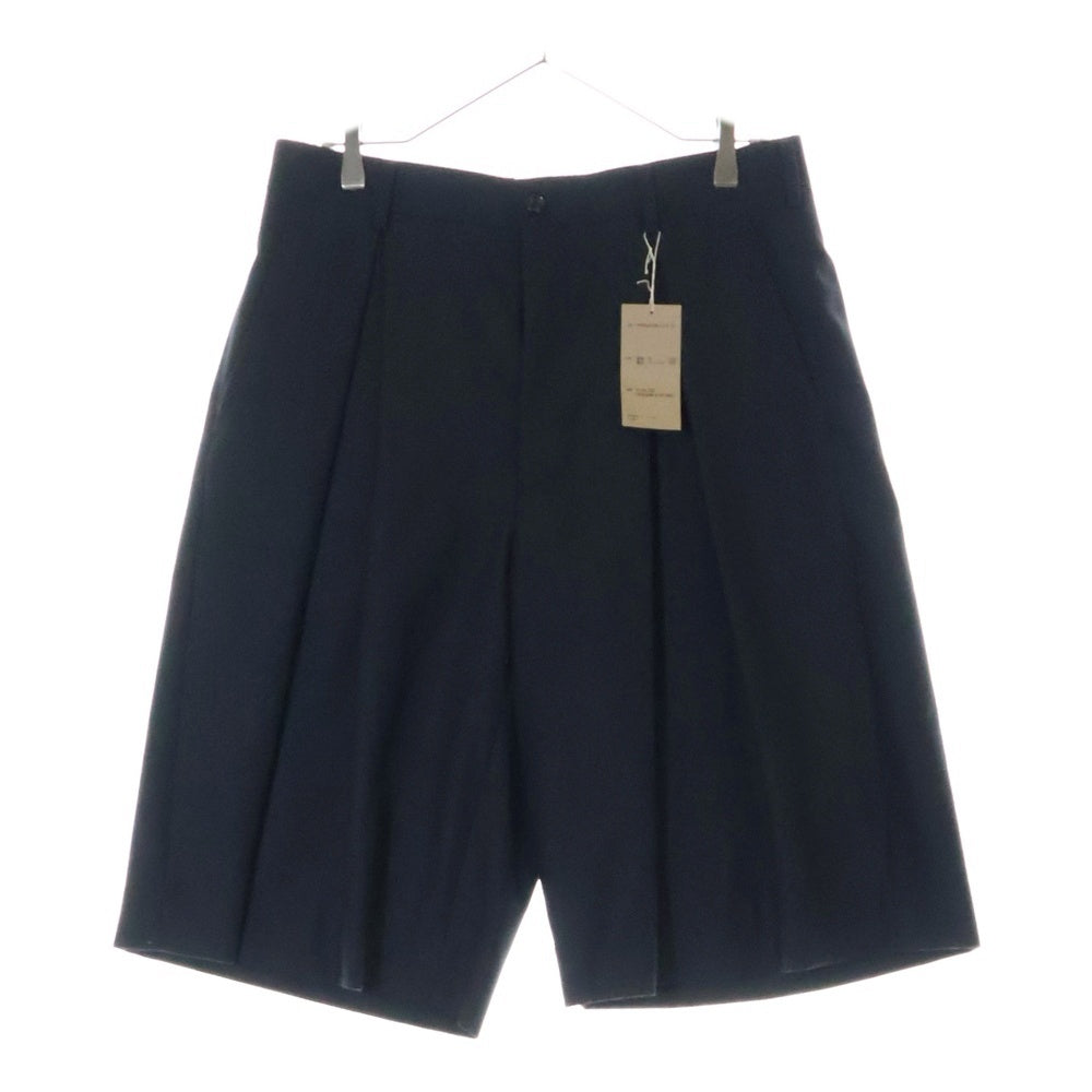 COMME des GARCONS HOMME PLUS(コムデギャルソンオムプリュス) 22SS pleated wool shorts プリーツ ウールショーツ ハーフパンツ ブラック PI-P040
