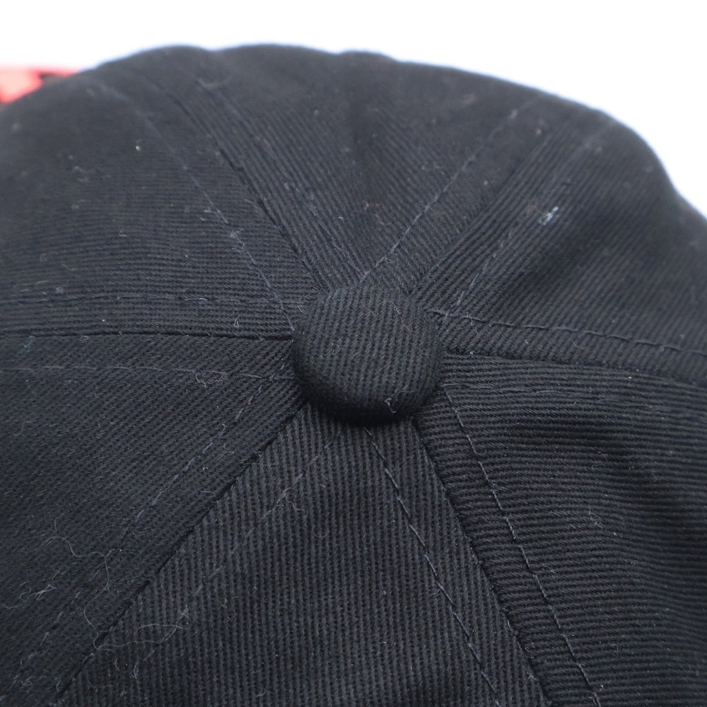 HYACYN(ハイアシン) CAP FUCK ダメージ加工 刺繍キャップ 帽子 ブラック