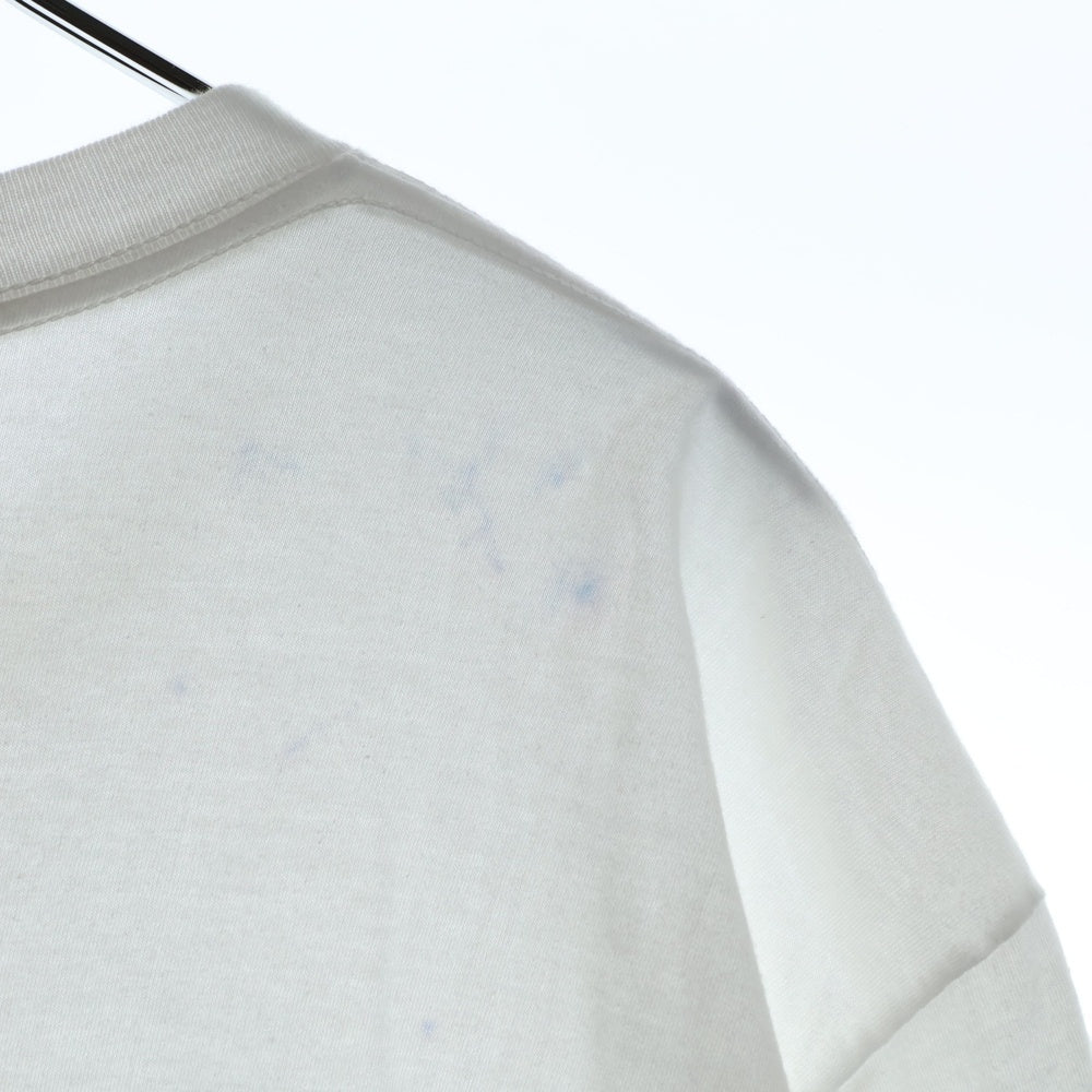 CHROME HEARTS(クロムハーツ) Neck Logo L/S TEE ネックロゴ ロングスリーブ長袖Tシャツ ホワイト/ホワイト
