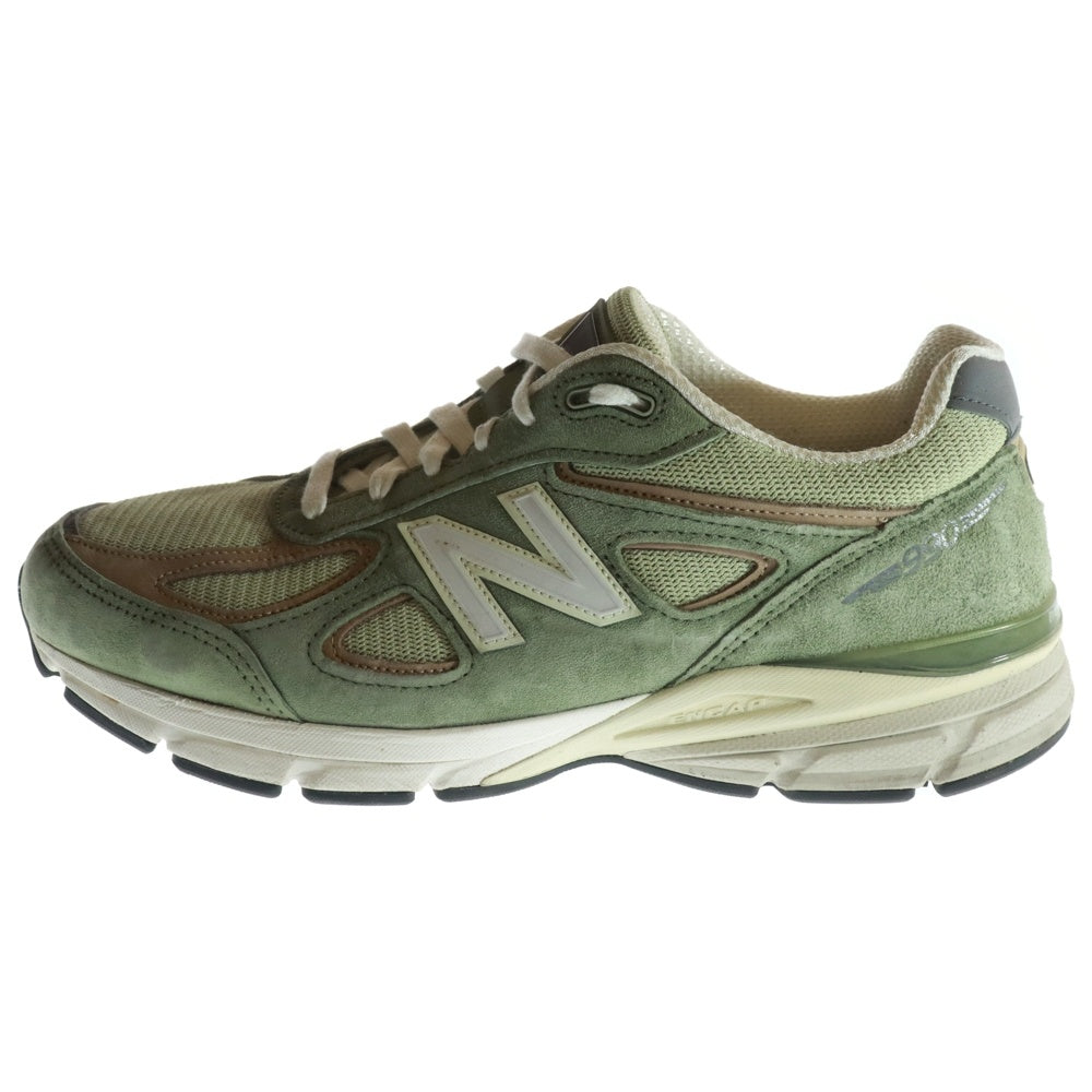 New Balance(ニューバランス) 990V4 オリーブ メッシュローカットスニーカー グリーン US10.5/28.5cm U990GT4