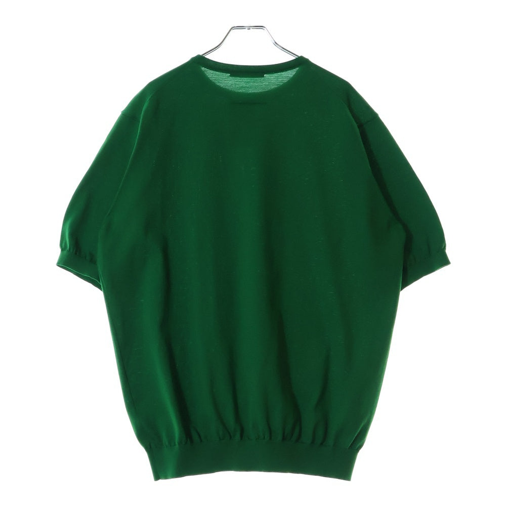 SLOANE(スローン) 半袖ニットTシャツ グリーン レディース SL6S-321