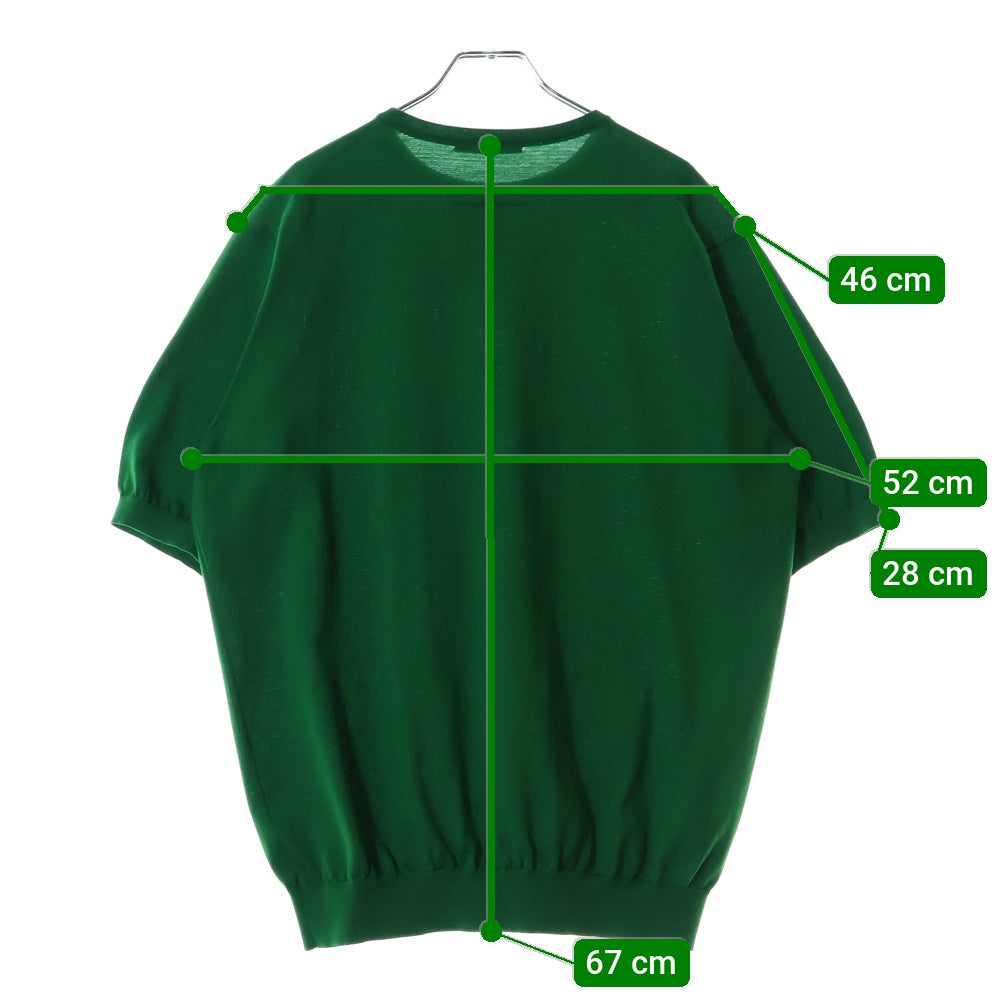 SLOANE(スローン) 半袖ニットTシャツ グリーン レディース SL6S-321