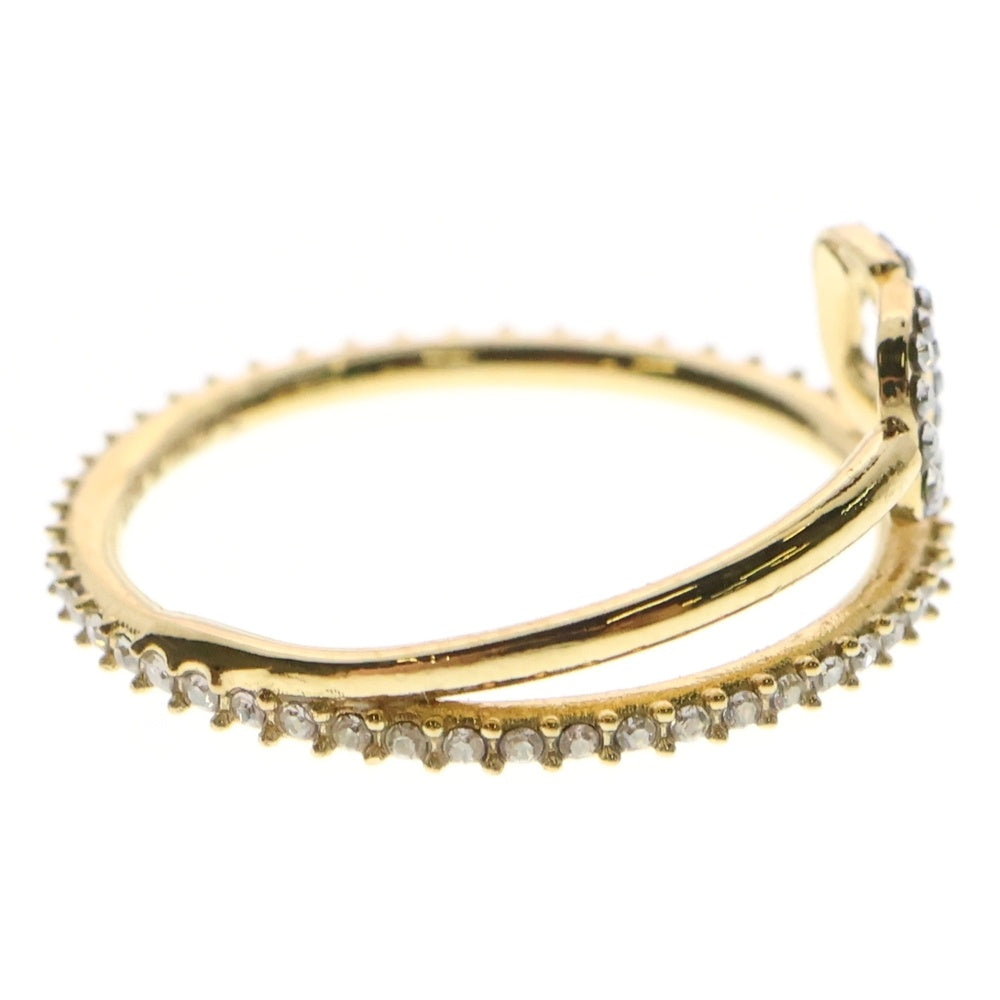 VALENTINO GARAVANI(ヴァレンチノガラヴァーニ) Gold Metal Vlogo Signature Ring Vロゴリング 指輪 ゴールド 5W2J0X02YCW