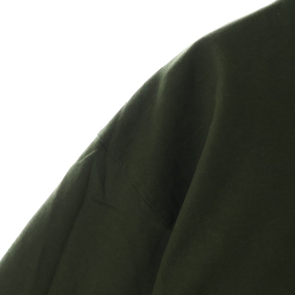 CELINE(セリーヌ) T-Shirt クロップド ロゴプリント半袖Tシャツ レディース カーキ 2X761671Q
