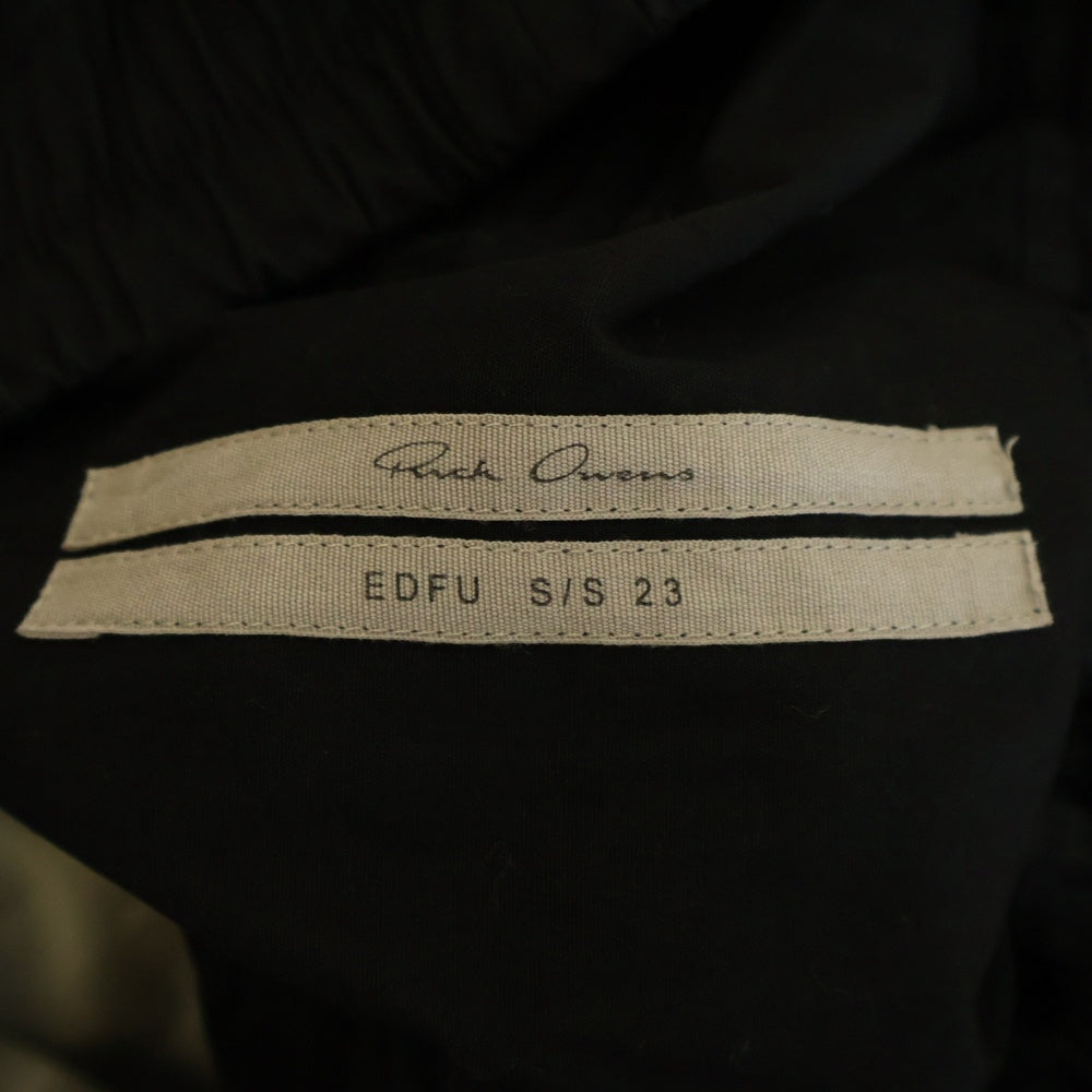 Rick Owens(リックオウエンス) 23SS Cargo Pants クロップドサルエルカーゴパンツ ブラック RU01C4385-TE