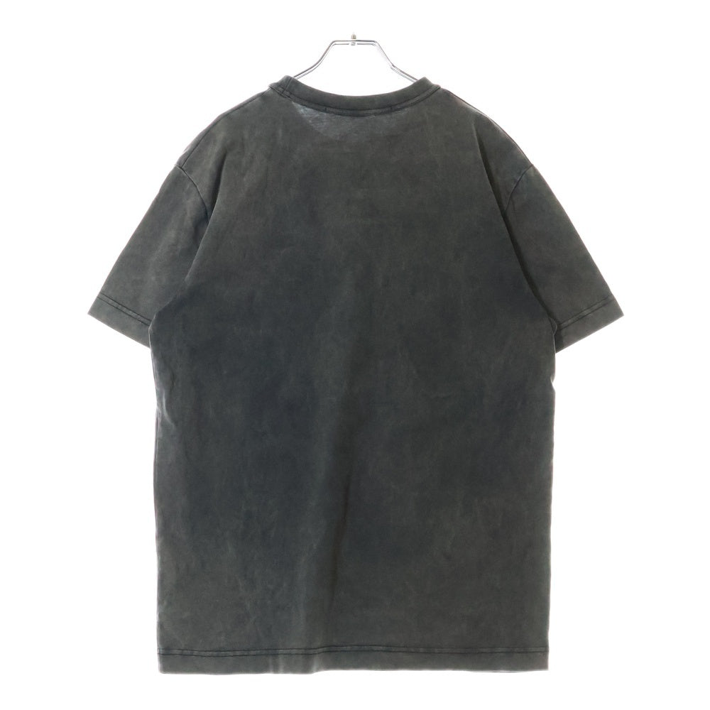 ALEXANDER WANG(アレキサンダーワン) Embossed Logo Acid Tee ウォッシュド加工半袖Tシャツ グレー