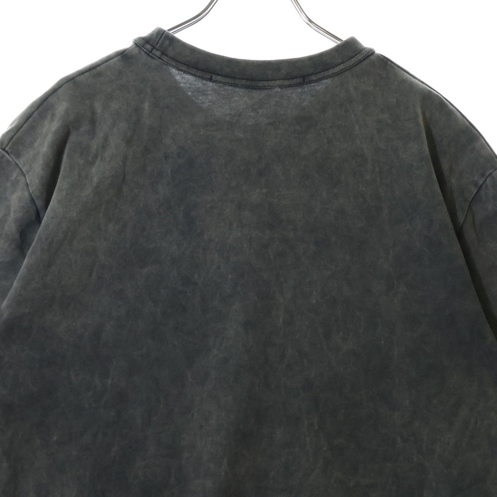 ALEXANDER WANG(アレキサンダーワン) Embossed Logo Acid Tee ウォッシュド加工半袖Tシャツ グレー