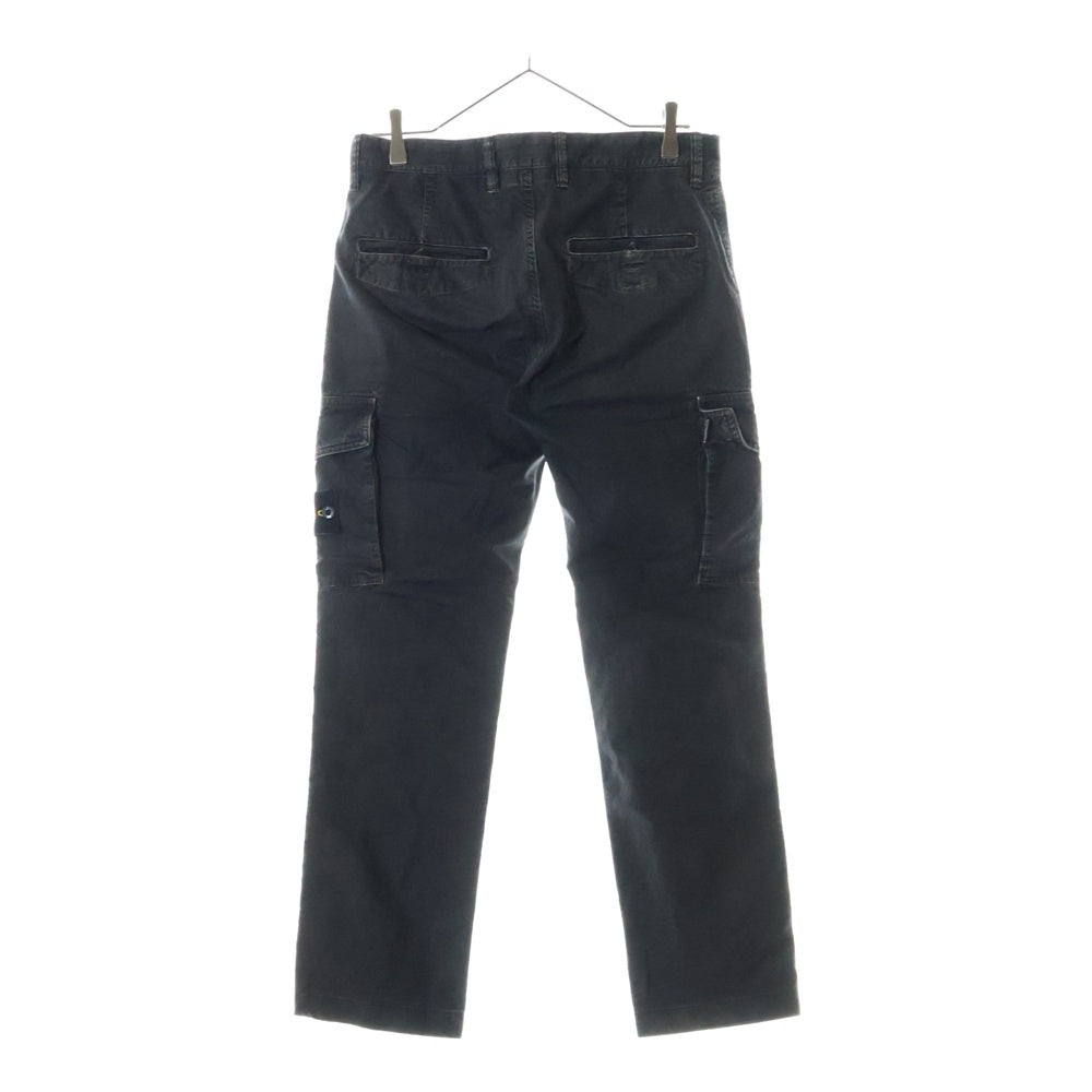 STONE ISLAND(ストーンアイランド) 12AW SL Cargo Trousers ロゴワッペン ウォッシュドカーゴパンツ グレー 57153S2WN