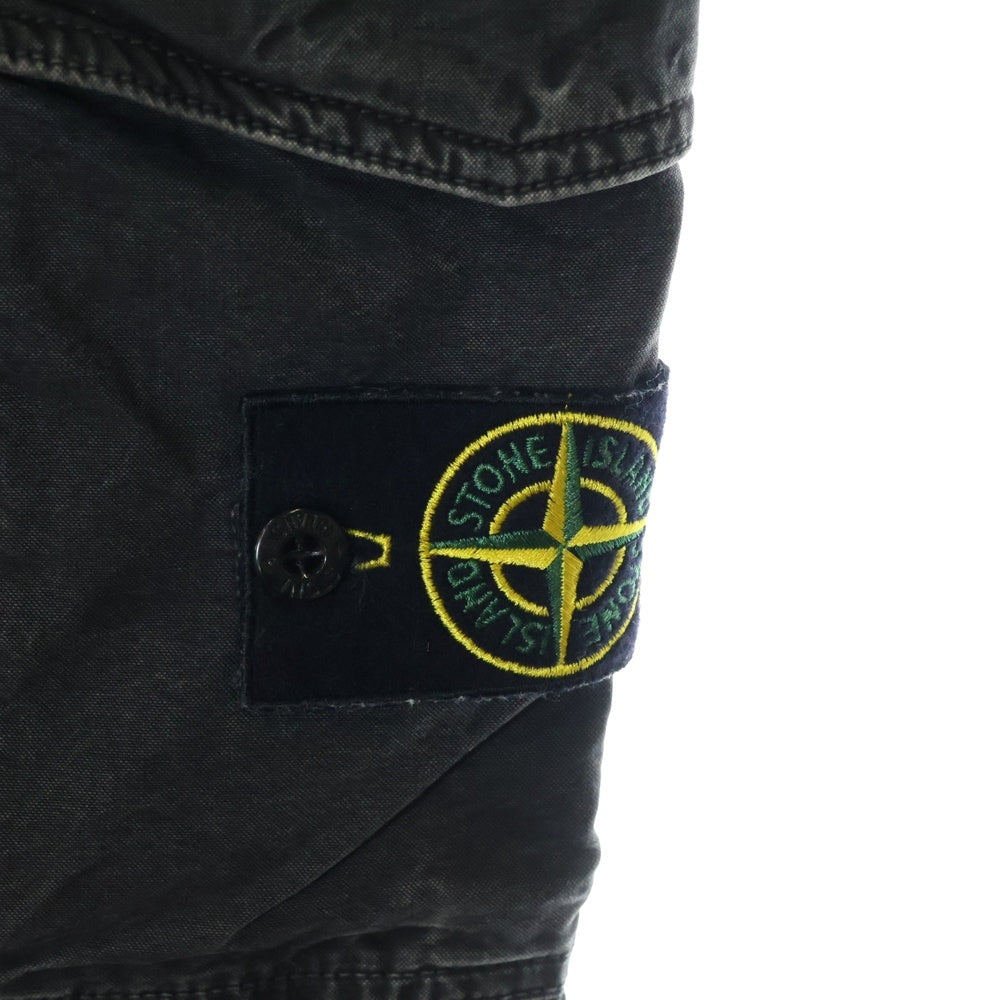 STONE ISLAND(ストーンアイランド) 12AW SL Cargo Trousers ロゴワッペン ウォッシュドカーゴパンツ グレー 57153S2WN
