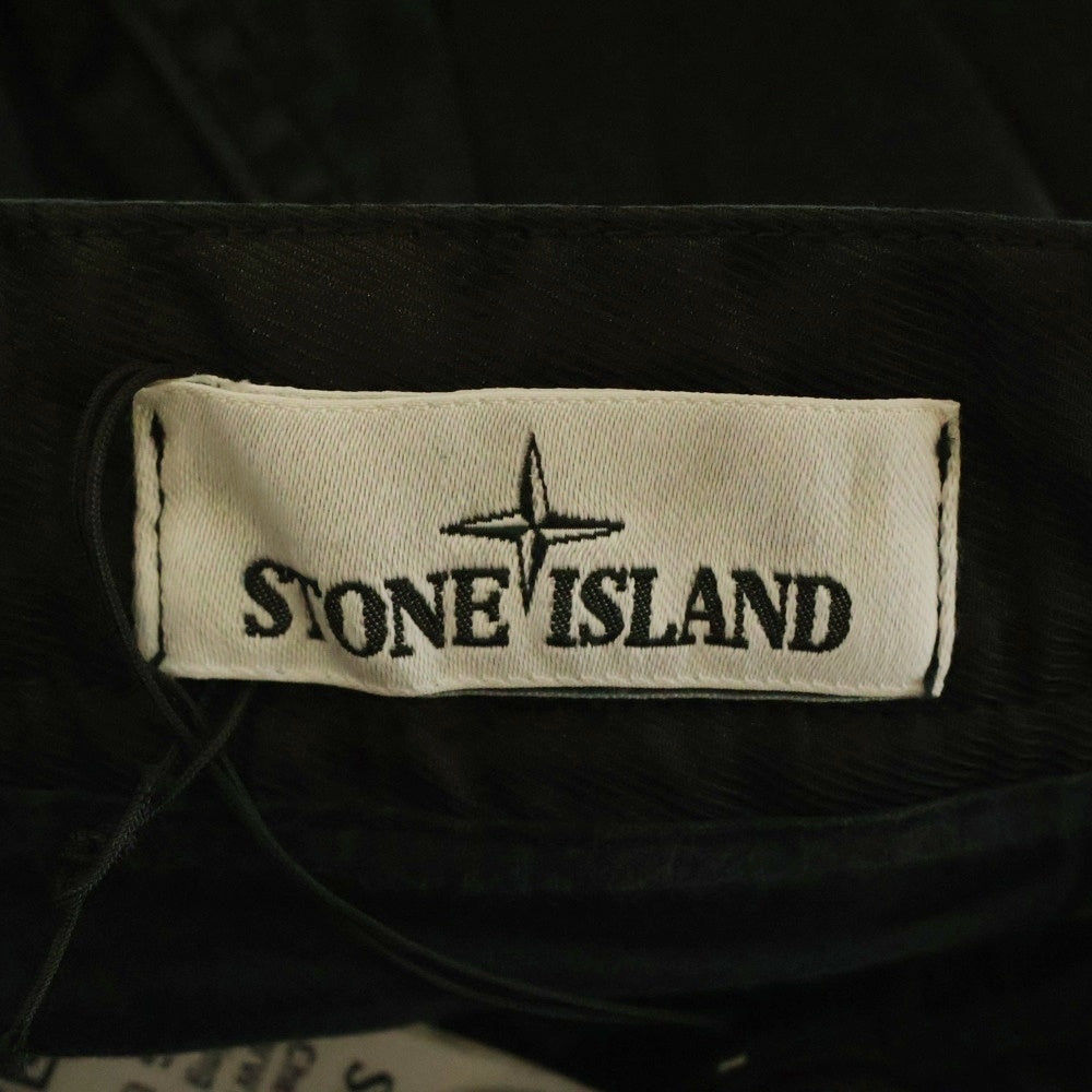 STONE ISLAND(ストーンアイランド) 19AW Slim Navy Cargo Trousers ロゴワッペン ウォッシュドカーゴパンツ ネイビー 711530810