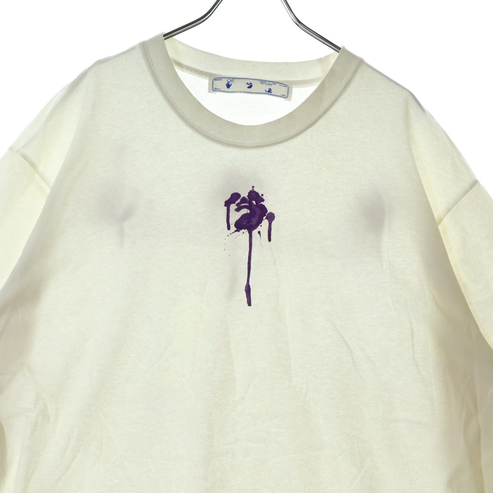 OFF-WHITE(オフホワイト) 21AW Printed Crewneck T-Shirt 半袖Tシャツ ホワイト OMAA119F21JER020