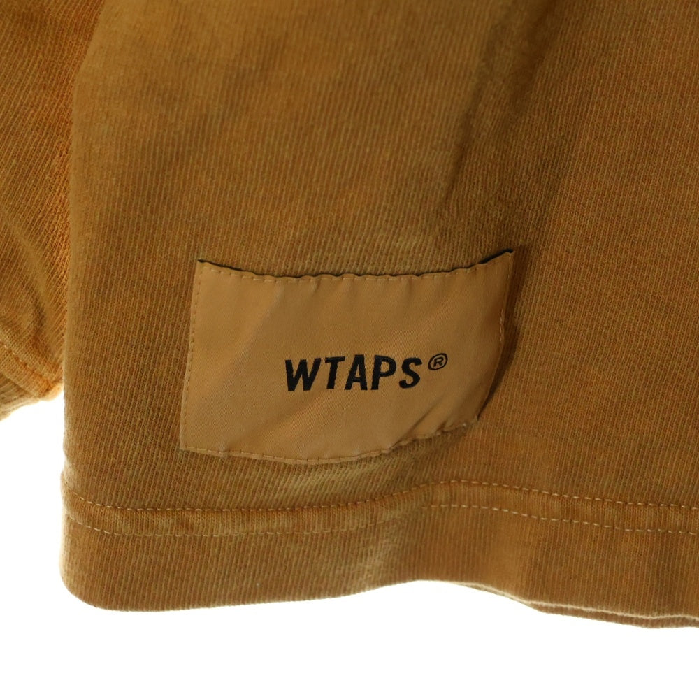 WTAPS(ダブルタップス) 24AW EX49_COLLECTION SPEC L/S COTTON バックプリント 長袖Tシャツ 242ATDT-CSM09 ブラウン