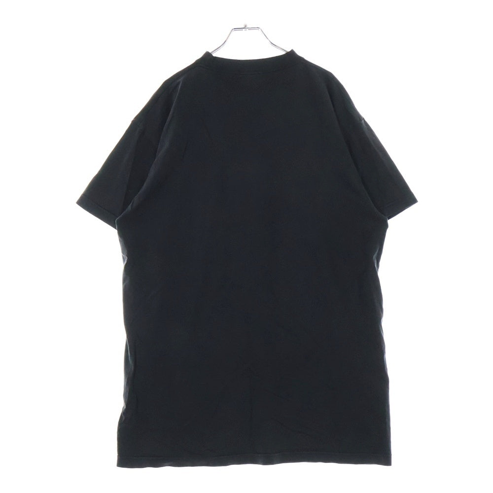 BALENCIAGA(バレンシアガ) 25SS Oversized T-Shirt フロントプリント 半袖Tシャツ カットソー ブラック 811688 TRVQ4