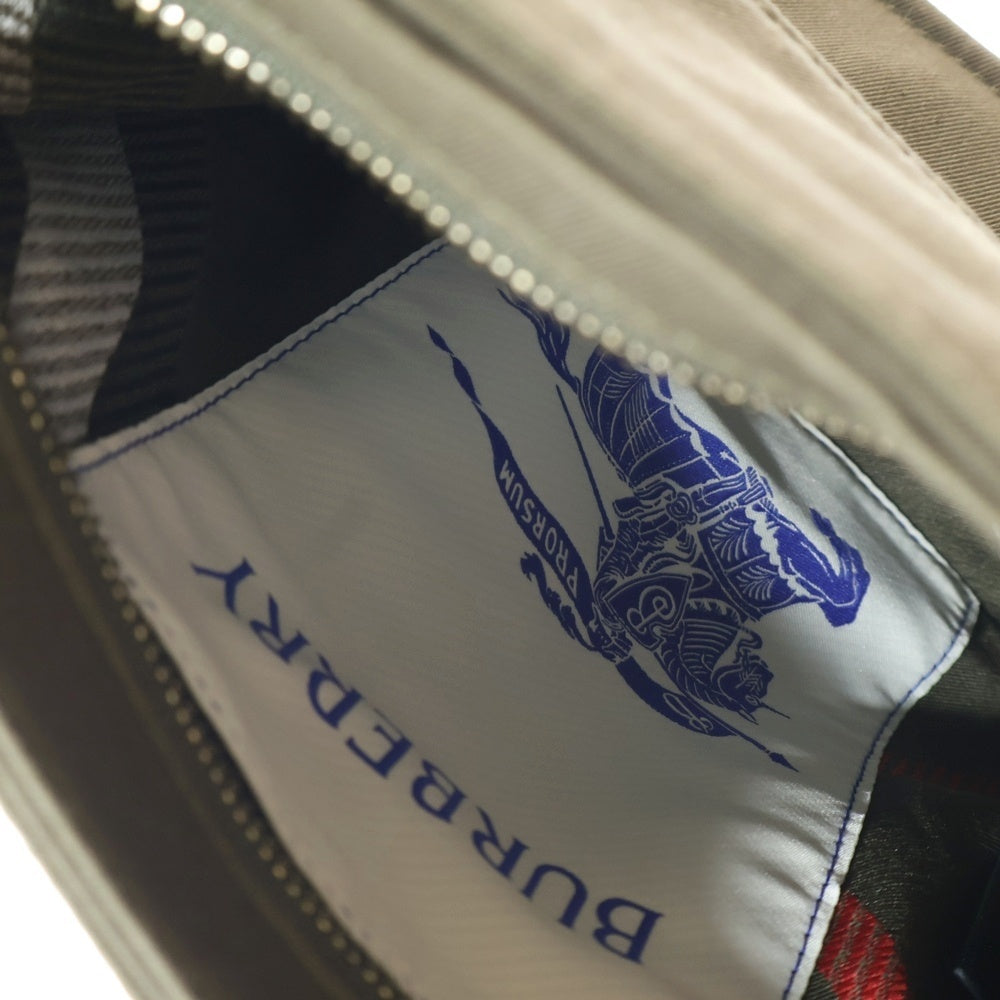BURBERRY(バーバリー) Mini Trench Tote shoulder bag 8092089 ロゴ付き ショルダーバッグ カーキ