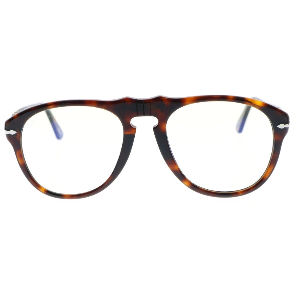 Persol(ペルソール) ティアドロップ フレーム アイウェア 眼鏡 ブラウン 649 24/BL