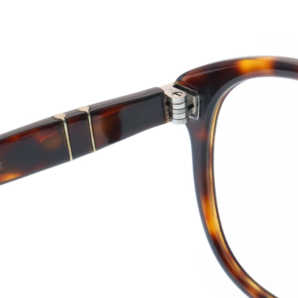 Persol(ペルソール) ティアドロップ フレーム アイウェア 眼鏡 ブラウン 649 24/BL