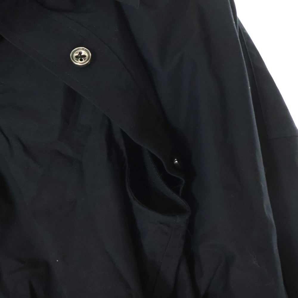 ALEXANDER WANG(アレキサンダーワン) Double Layered Shirt ダブルレイヤードシャツ コットンドッキングレイヤードクロップド長袖シャツ レディース 4WC1241446 ブラック