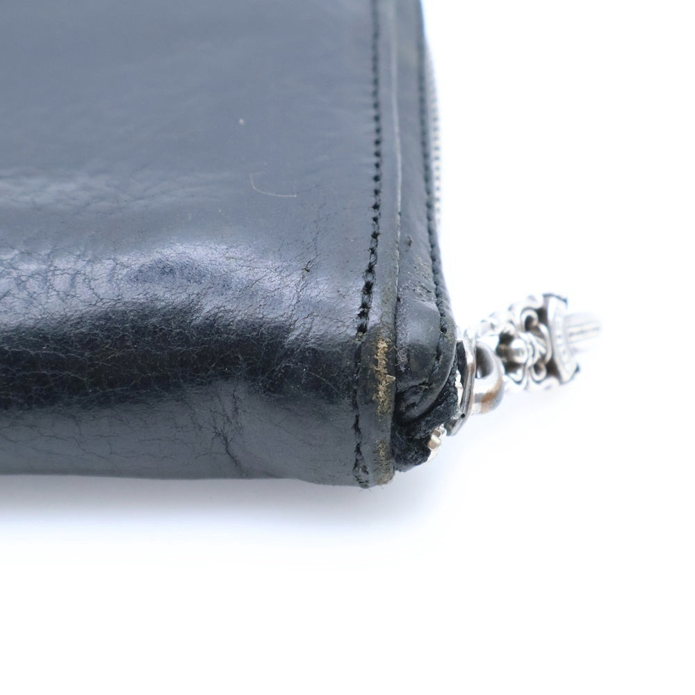 CHROME HEARTS(クロムハーツ) REC F ZIP フィリグリープラス ラウンドジップ長財布 ウォレット ブラック