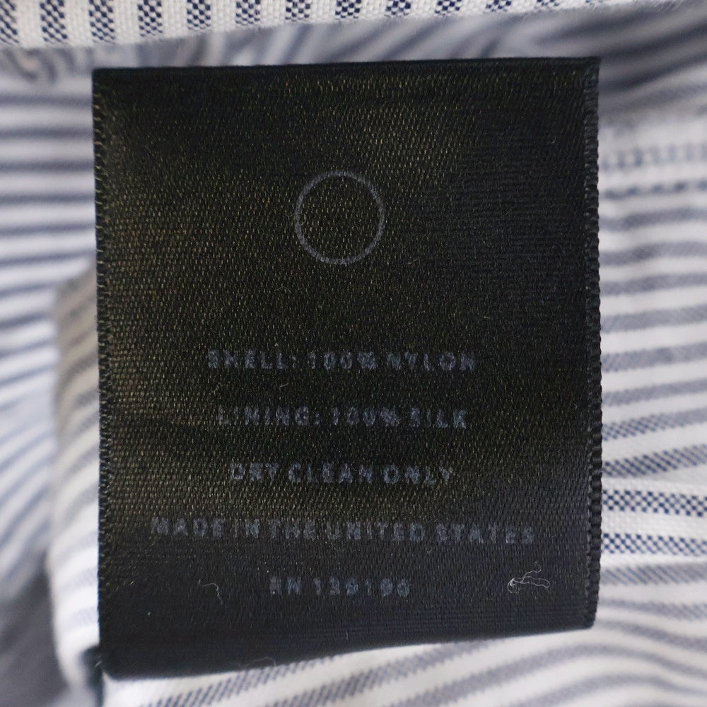 FEAR OF GOD ESSENTIALS(フィアオブゴッド エッセンシャルズ) 4th Collection DAD SHIRT ストライプ サイドジップ オープンカラー半袖シャツ ブルー/ホワイト