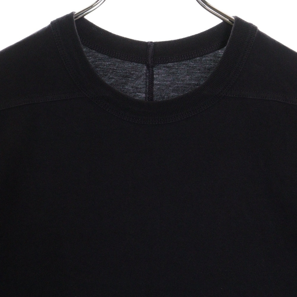 Rick Owens(リックオウエンス) 21SS クルーネック半袖Tシャツ カットソー ブラック RU21S6265