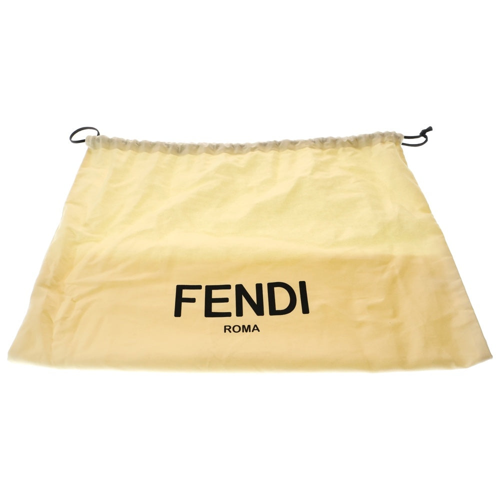FENDI(フェンディ) カシミア FFジャガード クッション ブラウン/ネイビー