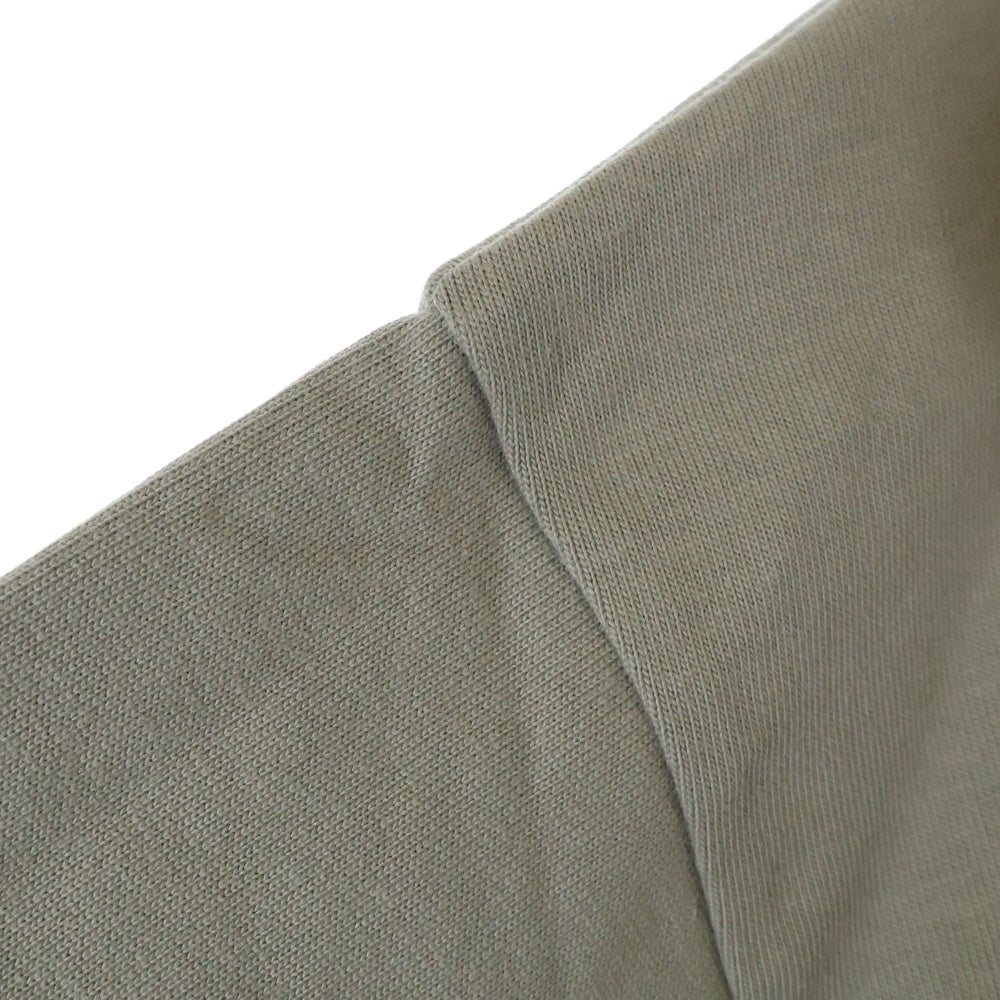 FEAR OF GOD ESSENTIALS(フィアオブゴッド エッセンシャルズ) L/S HEAVY T-SHIRT ラバーロゴ 長袖Tシャツ ロンT クルーネックトレーナー グレー