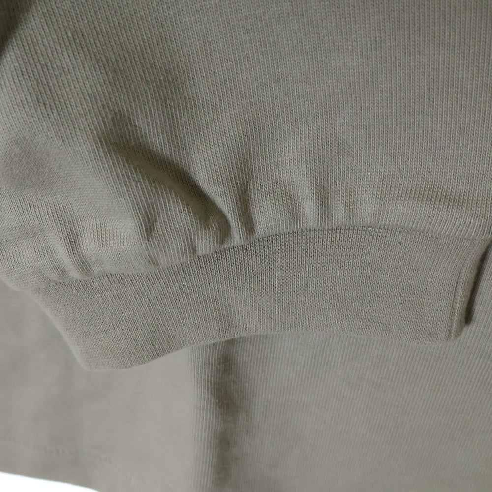 FEAR OF GOD ESSENTIALS(フィアオブゴッド エッセンシャルズ) L/S HEAVY T-SHIRT ラバーロゴ 長袖Tシャツ ロンT クルーネックトレーナー グレー