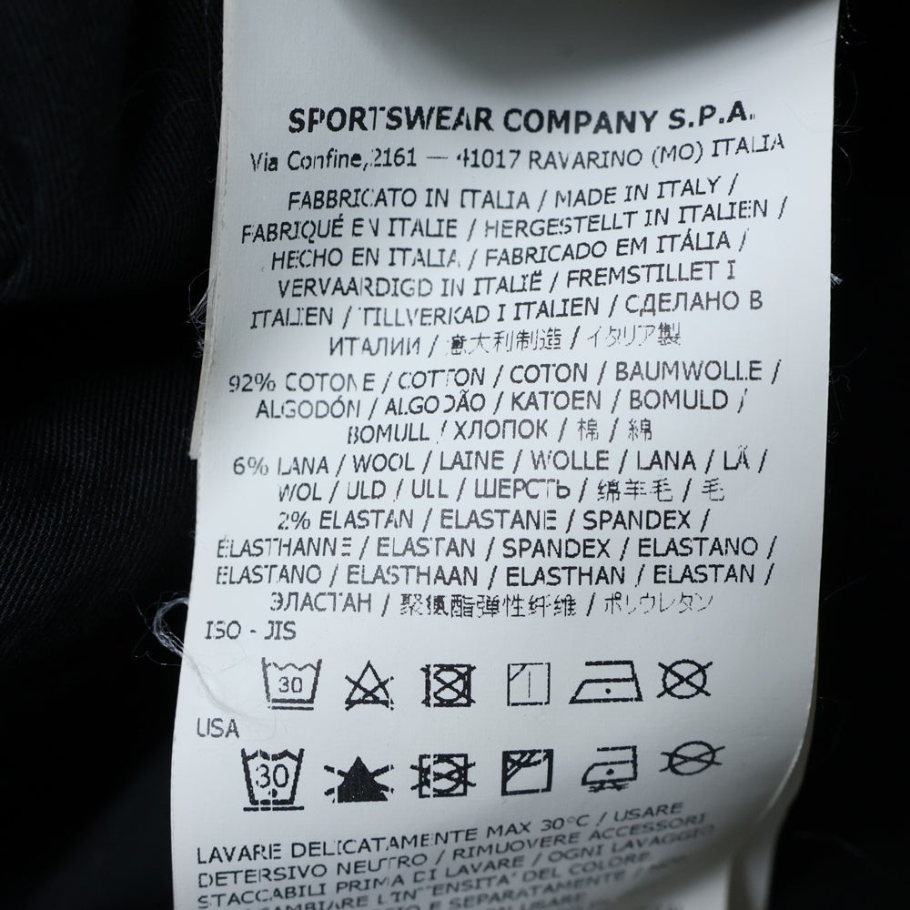 STONE ISLAND(ストーンアイランド) Tapered Cargo Pants ロゴワッペン カーゴパンツ ブラック 741531309