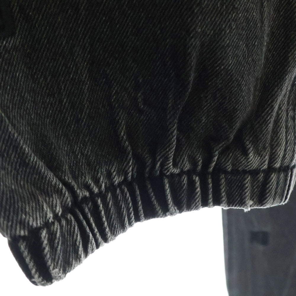 ALEXANDER WANG(アレキサンダーワン) Embroiderd Logo Jogger Jeans ロゴ刺繍デニムジョガーパンツ グレー