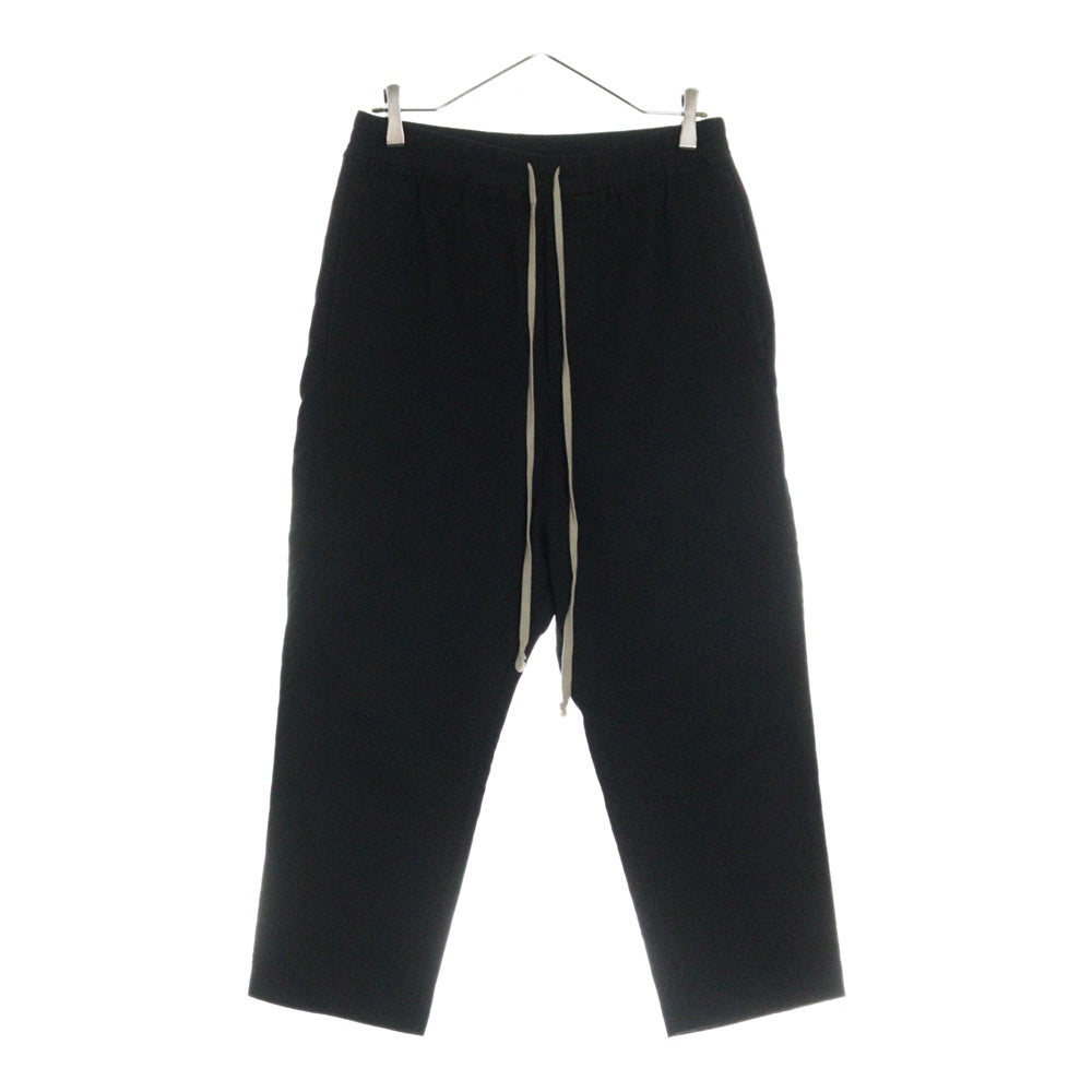 Rick Owens(リックオウエンス) 19AW Astaire Pants アステア ウールドローストリングパンツ ブラック RU19F4395-WT
