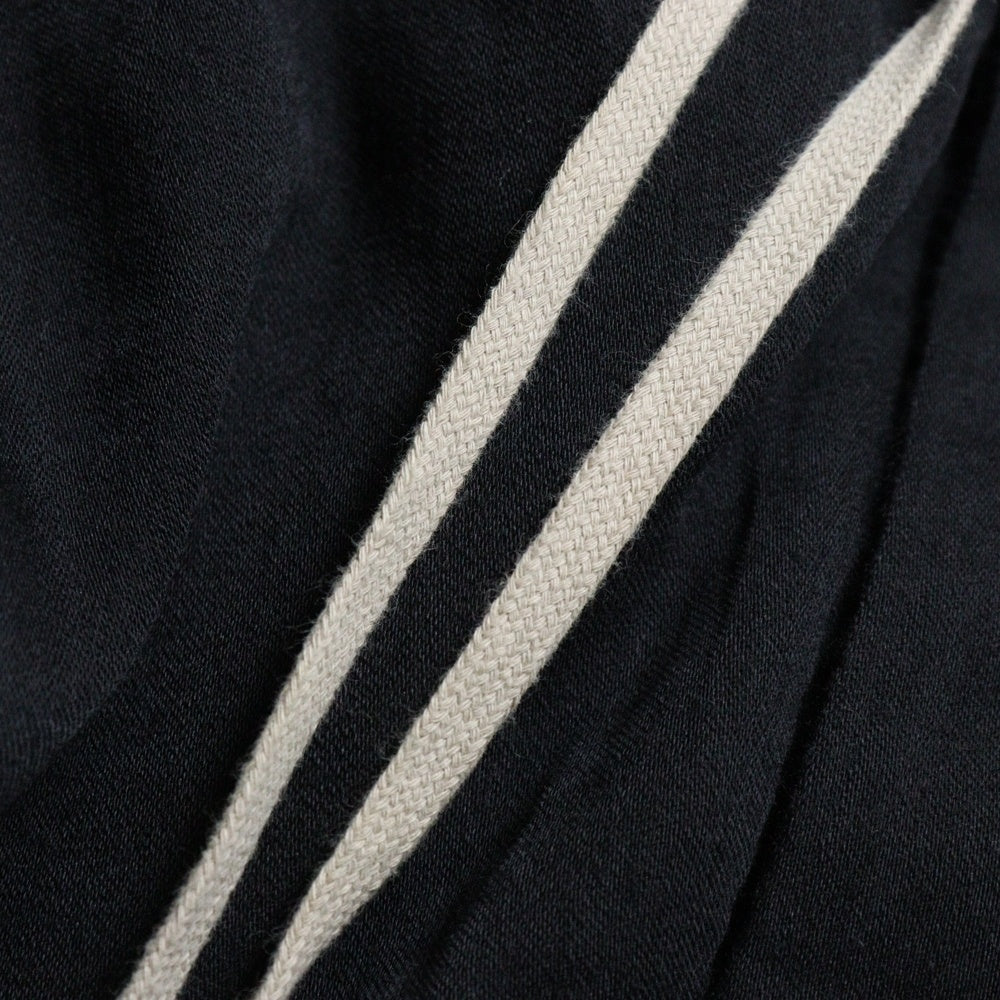 Rick Owens(リックオウエンス) 19AW Astaire Pants アステア ウールドローストリングパンツ ブラック RU19F4395-WT