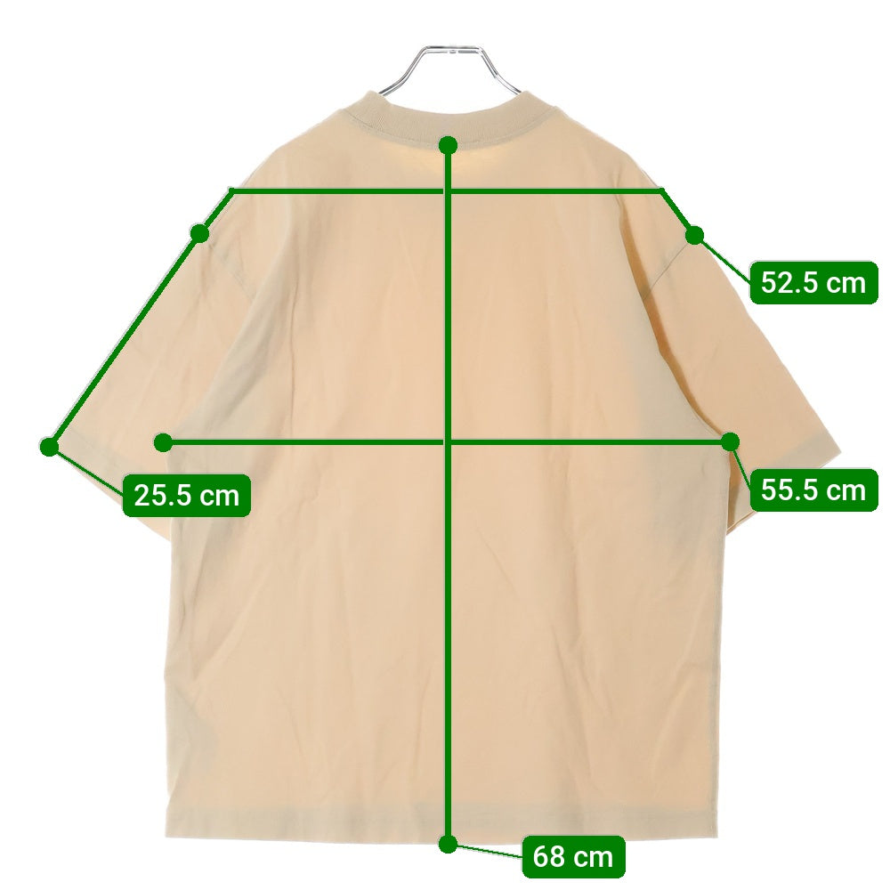 Acne Studios(アクネ ストゥディオズ) Logo T-Shirt ロゴプリント 半袖Tシャツ ベージュ BL0278-