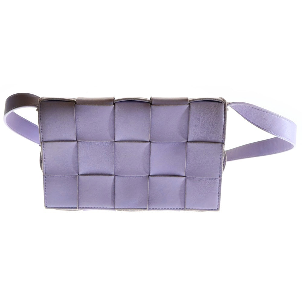 BOTTEGA VENETA(ボッテガヴェネタ) マキシイントレチャート カセット ショルダーバッグ パープル