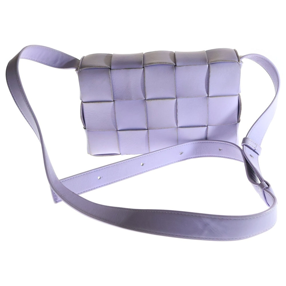 BOTTEGA VENETA(ボッテガヴェネタ) マキシイントレチャート カセット ショルダーバッグ パープル