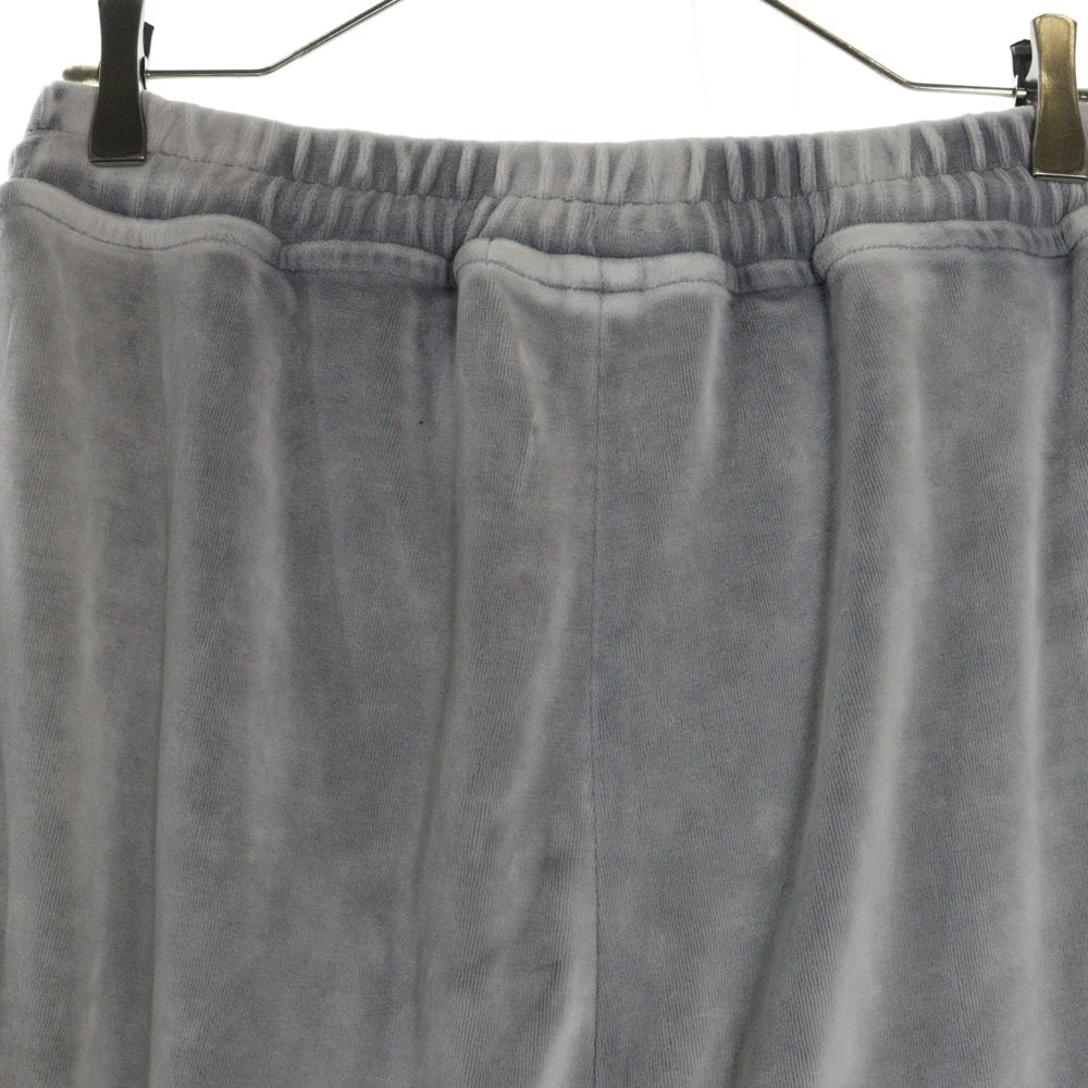 ALEXANDER WANG(アレキサンダーワン) Embossed Logo Sweatpants ベロアトラックパンツ グレー UCC4244106