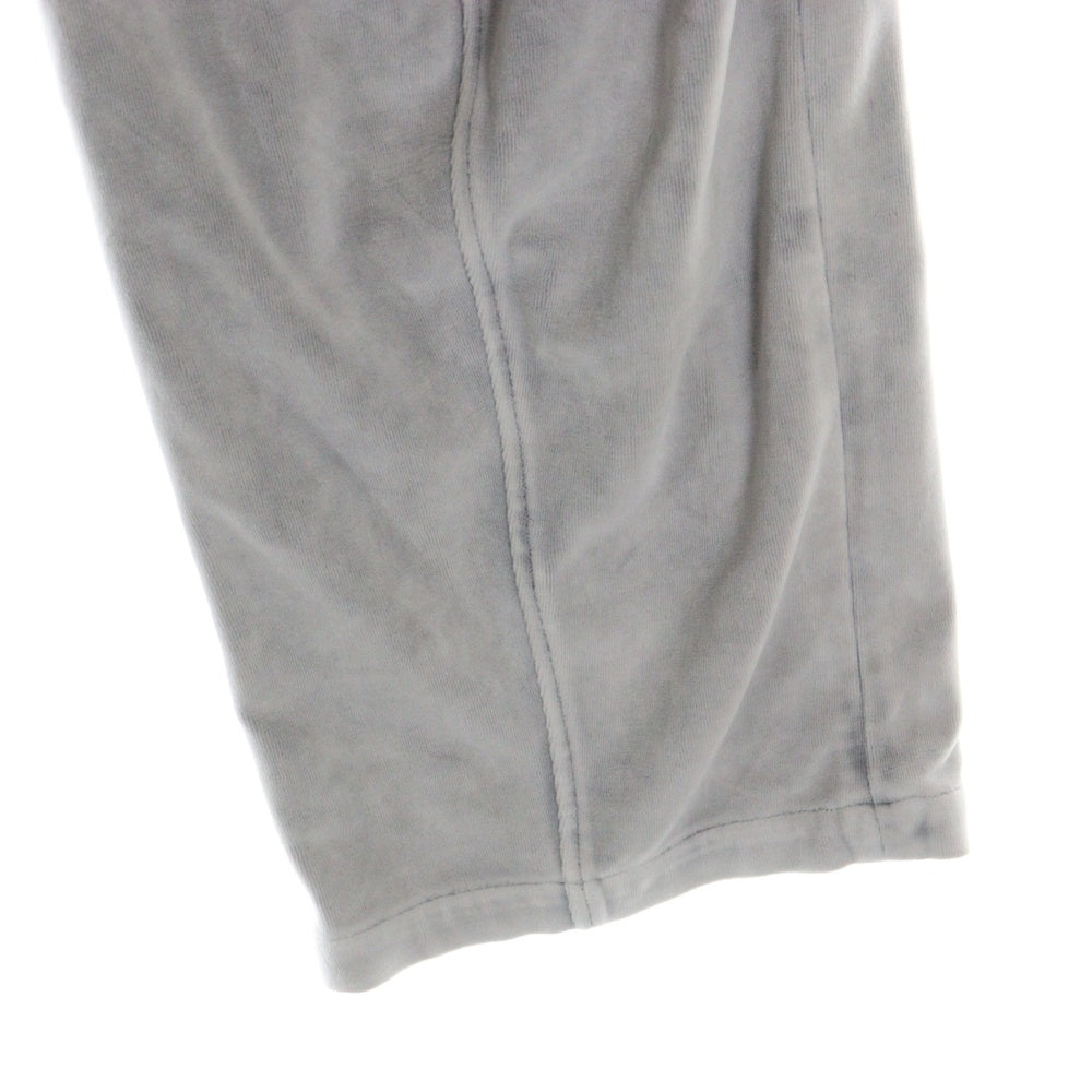 ALEXANDER WANG(アレキサンダーワン) Embossed Logo Sweatpants ベロアトラックパンツ グレー UCC4244106