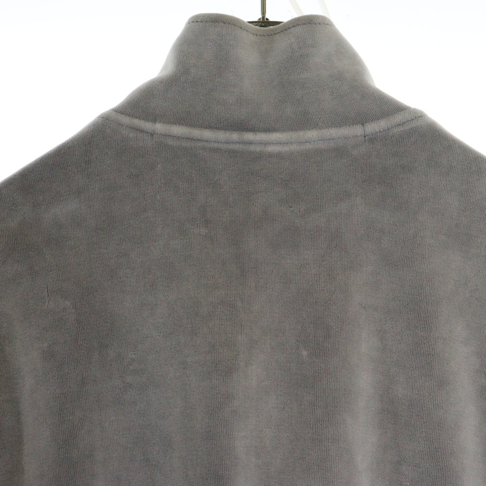ALEXANDER WANG(アレキサンダーワン) Embossed Logo Track Jacket ベロアトラックジャケット グレー UCC4242030